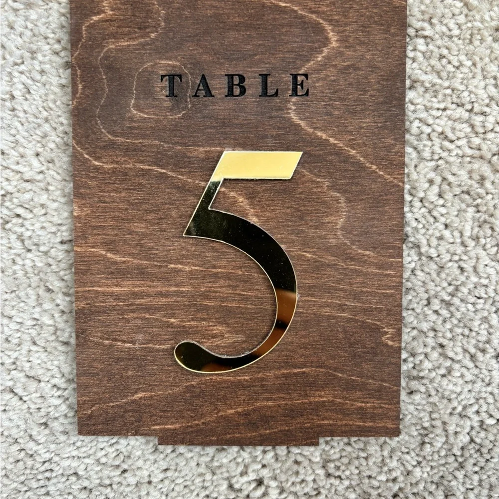 Table Numbers 1-16 - Picture 2 of 3